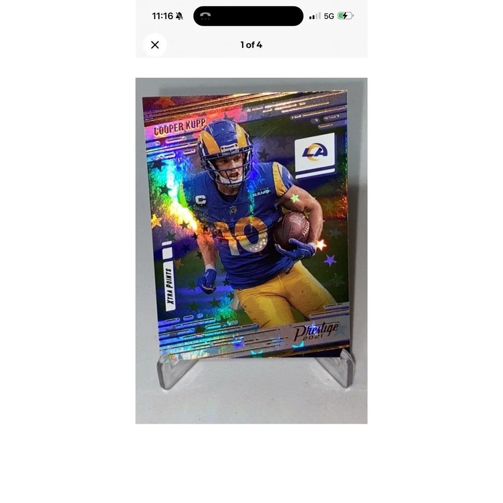 2021 Prestige Football Cooper Kupp Los Angeles Rams Xtra Points Astral Stars #95